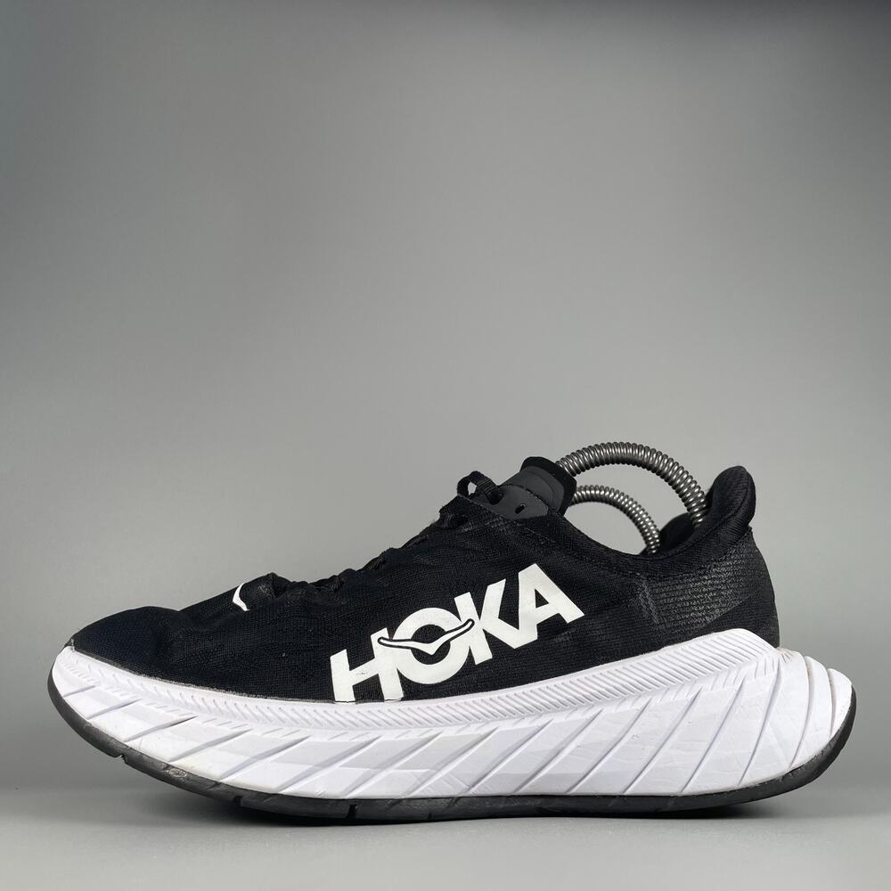 Hoka One One Black and White Men's Athletic Shoe